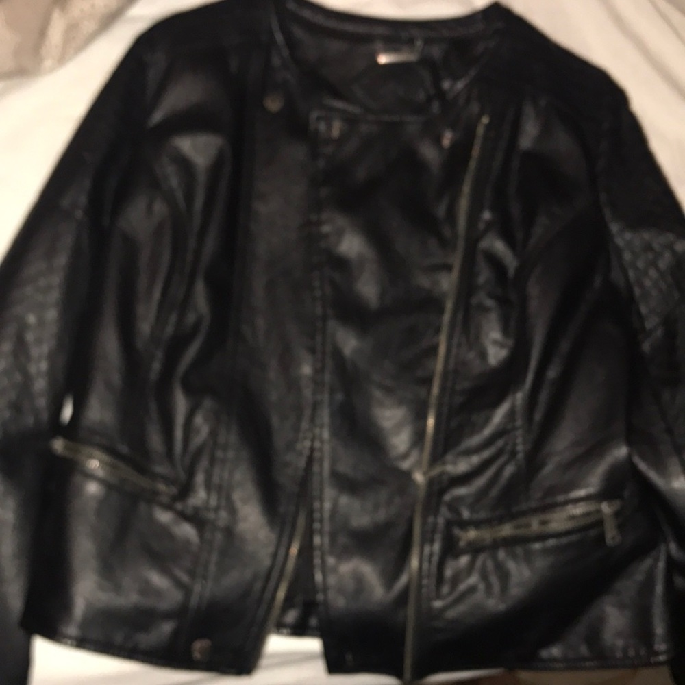 Vegan leather jacket